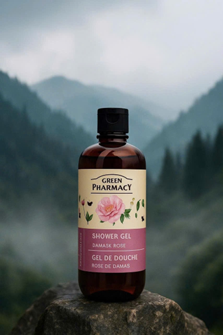 GEL TẮM HOA HỒNG DAMASK & BƠ HẠT MỠ – GREEN PHARMACY