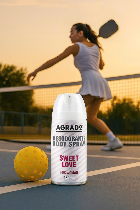 AGRADO SWEET LOVE - XỊT KHỬ MÙI BODY HƯƠNG NƯỚC HOA