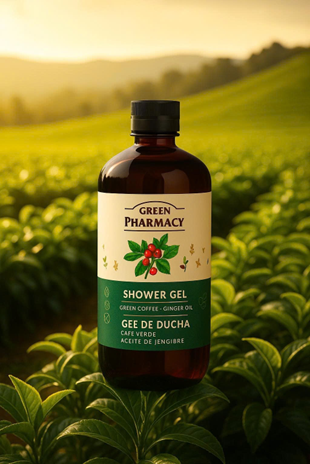 SỮA TẮM CAFE XANH & DẦU GỪNG 500ml